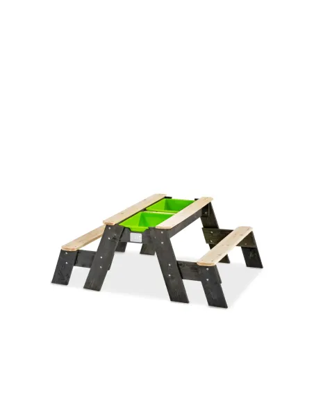 EXIT Tavolo  da pic-nic "Aksent"  sabbia & acqua (2 panche)