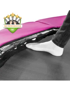EXIT "Silhouette" trampolino ø244cm - rosa 2
