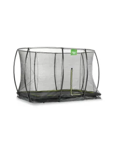 EXIT "Silhouette" trampolino da terra 214x305cm con rete... 2