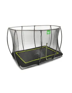 EXIT Silhouette ground trampoline 244x366cm with safety... 2