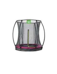 EXIT "Silhouette" trampolino da terra ø183cm con rete di...