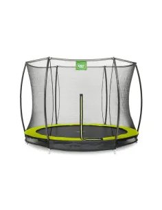EXIT "Silhouette" trampolino da terra ø244cm con rete di...