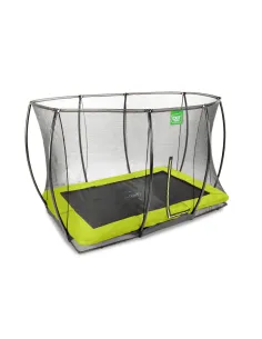 EXIT Silhouette ground trampoline 244x366cm with safety... 2