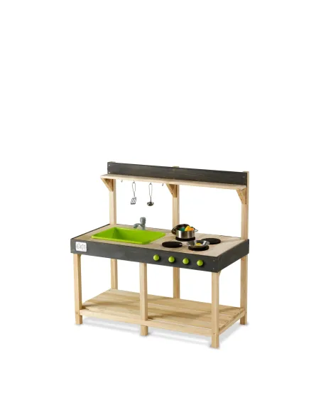 EXIT Cucina in legno da esterno Yummy 100 Altezza 98 cm. Larghezza 102 cm. Profondità 53 cm.