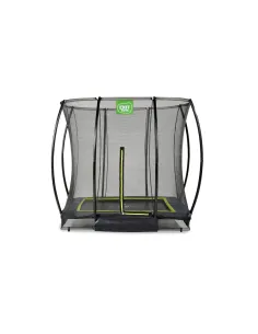EXIT "Silhouette" trampolino da terra 153x214cm con rete...