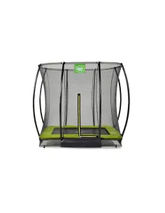 EXIT "Silhouette" trampolino da terra 153x214cm con rete...