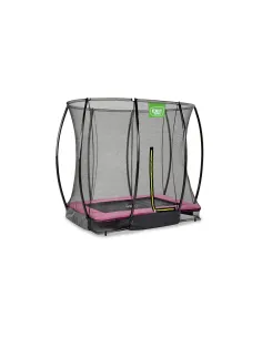 EXIT Trampolino da terra 153x214cm con rete di sicurezza... 2