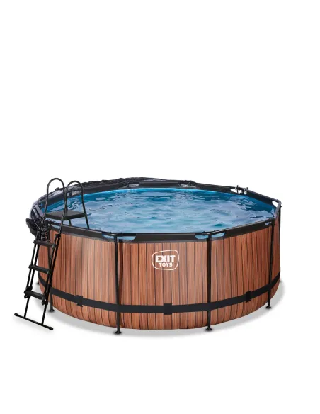 EXIT 30.47.12.10 piscina fuori terra Piscina con bordi Piscina rotonda 10126 L Marrone