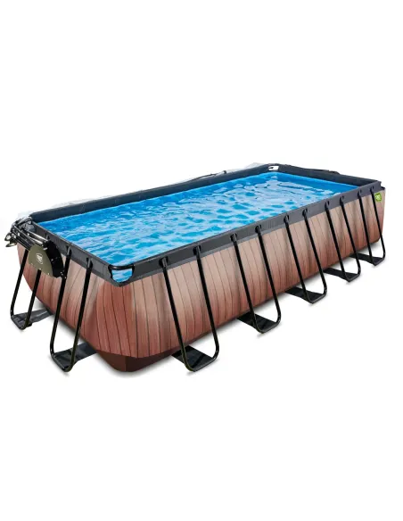 EXIT 30.47.53.10 piscina fuori terra Piscina con bordi Piscina rettangolare 13465 L Marrone