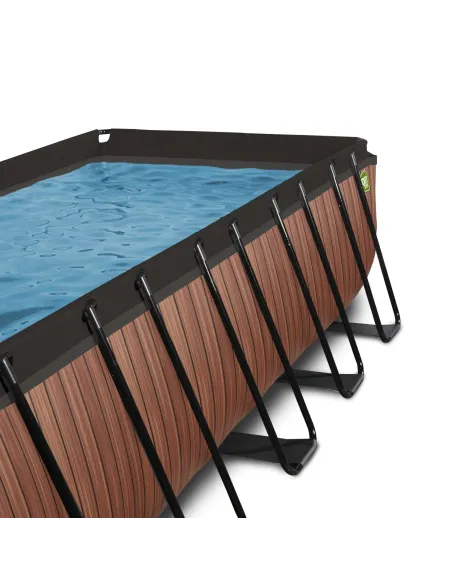 EXIT 30.47.53.10 piscina fuori terra Piscina con bordi Piscina rettangolare 13465 L Marrone