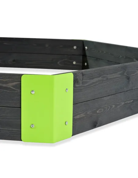 EXIT Sabbiera esagonale in legno "Aksent" 160x140cm