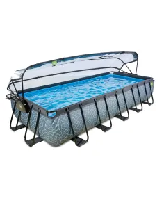 EXIT Piscina "Stone"  540x250x100 cm con filtro a sabbia,... 2