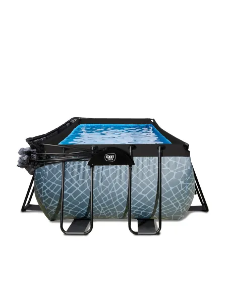 EXIT 30.57.53.00 piscina fuori terra Piscina con bordi Piscina rettangolare 12600 L Grigio