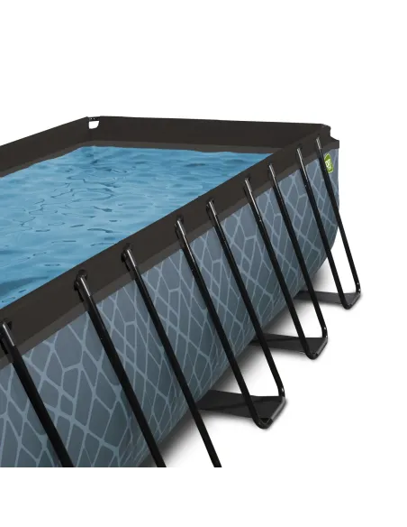 EXIT 30.57.53.00 piscina fuori terra Piscina con bordi Piscina rettangolare 12600 L Grigio