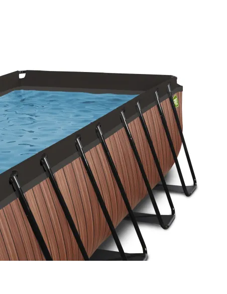 EXIT 30.57.53.10 piscina fuori terra Piscina con bordi Piscina rettangolare 12600 L Grigio