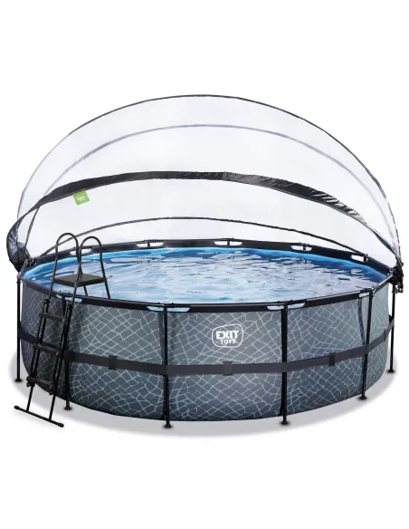 EXIT 30.67.15.00 piscina fuori terra Piscina con bordi Piscina rotonda 15233 L Grigio
