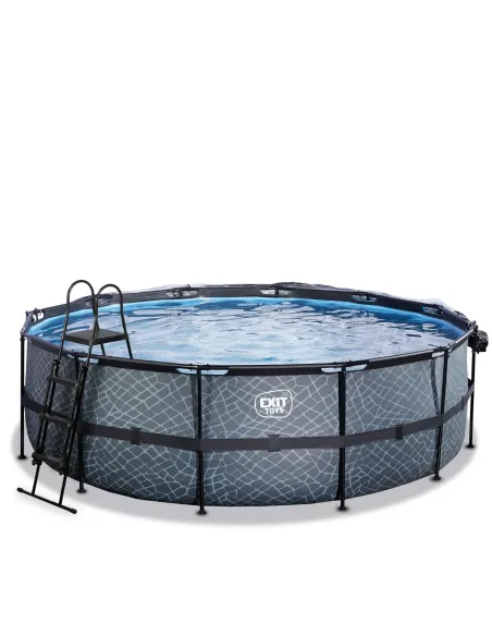 EXIT 30.67.15.00 piscina fuori terra Piscina con bordi Piscina rotonda 15233 L Grigio