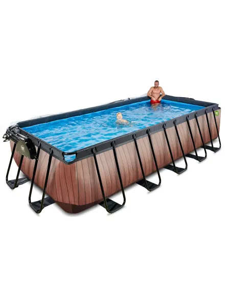 EXIT 30.67.53.10 piscina fuori terra Piscina con bordi Piscina rettangolare 13465 L Marrone