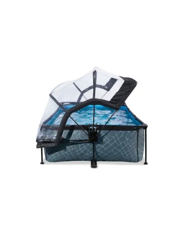 EXIT Stone pool 220x150x65cm with dome and...