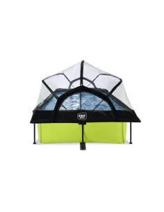 EXIT Lime pool 220x150x65cm with dome and filter pump -... 2