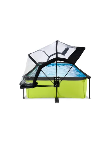 EXIT Lime pool 220x150x65cm with dome and...