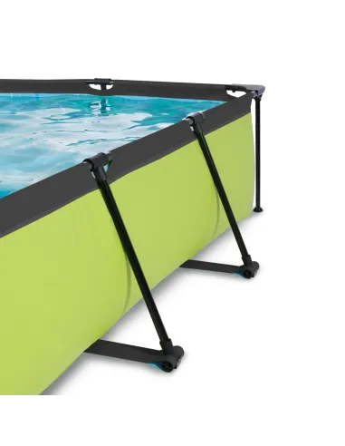 EXIT Lime pool 220x150x65cm with dome and...