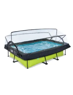 EXIT Piscina "Lime" 300x200x65cm con pompa a filtro e...