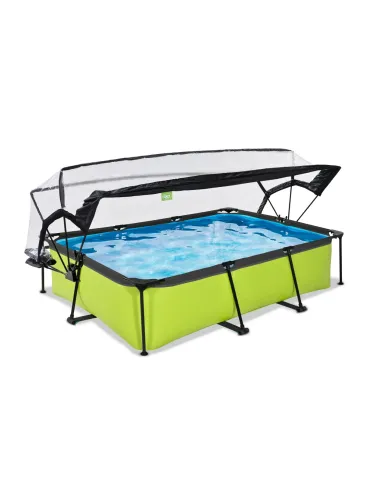 EXIT Piscina "Lime" 300x200x65cm con pompa a...
