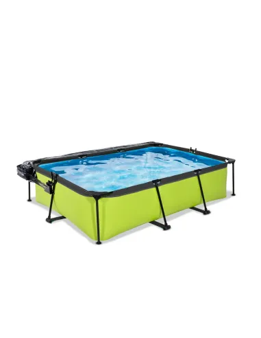 EXIT Piscina "Lime" 300x200x65cm con pompa a...