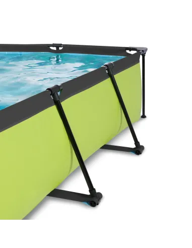 EXIT Piscina "Lime" 300x200x65cm con pompa a...