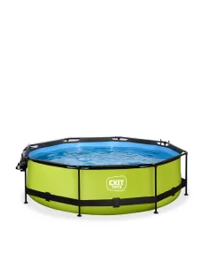EXIT Lime pool ø300x76cm with dome and filter pump -... 2