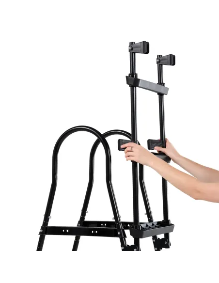 EXIT Scala per piscina per strutture di altezza 91-107cm - Nera