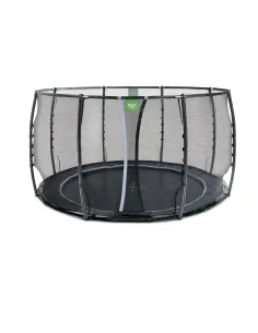 EXIT Trampolino a terra "Dynamic" ø366cm con rete di...