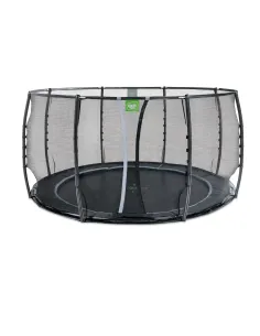 EXIT Trampolino a terra "Dynamic" ø427cm con rete di...