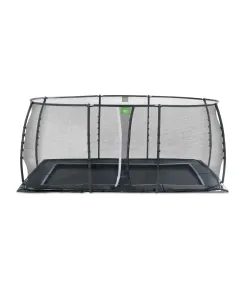 EXIT Trampolino a terra "Dynamic" 305x519 cm con rete di...