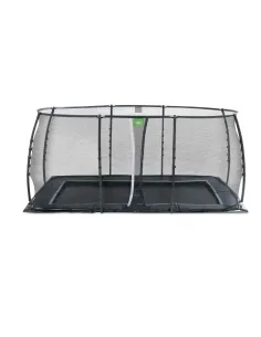 EXIT Trampolino a terra "Dynamic" 275x458 cm con rete di...