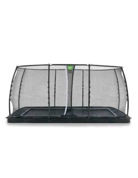 EXIT Trampolino a terra "Dynamic" 275x458 cm con rete di protezione - Nero