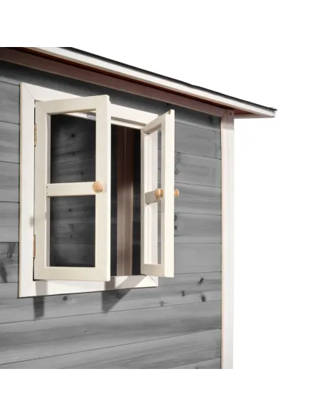 EXIT Casetta in legno "Loft 100" - Grigia Ingombro 140,5x149x160