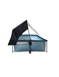 EXIT Stone pool 220x150x65cm with canopy and filter pump... 2