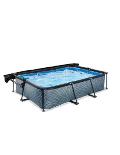 EXIT Piscina "Stone"  300x200x65cm  con pompa filtrante e... 2