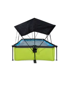 EXIT Lime pool 300x200x65cm with canopy and filter pump -... 2