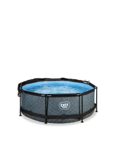 EXIT Stone pool ø244x76cm with canopy and filter pump -... 2