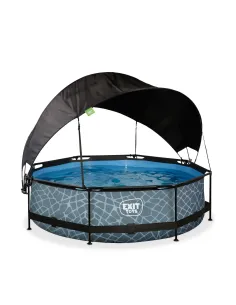 EXIT Piscina "Stone"  ø300x76cm con pompa filtrante,... 2