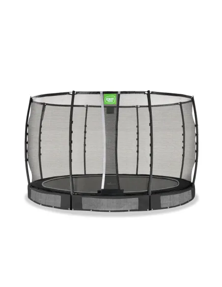 EXIT Trampolino da terra "Allure Premium" ø366cm - Nero
