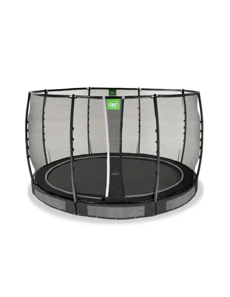 EXIT Trampolino da terra "Allure Premium" ø366cm - Nero