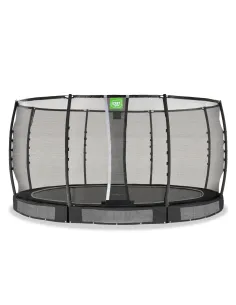 EXIT Trampolino da terra "Allure Premium" ø427cm - Nero