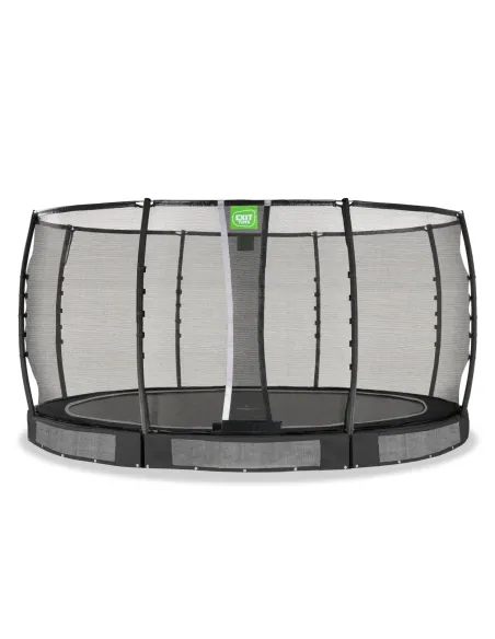 EXIT Trampolino da terra "Allure Premium" ø427cm - Nero