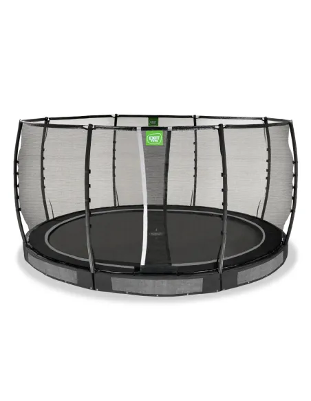EXIT Trampolino da terra "Allure Premium" ø427cm - Nero