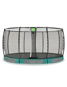 EXIT Trampolino da terra "Allure Premium" ø427cm - Verde