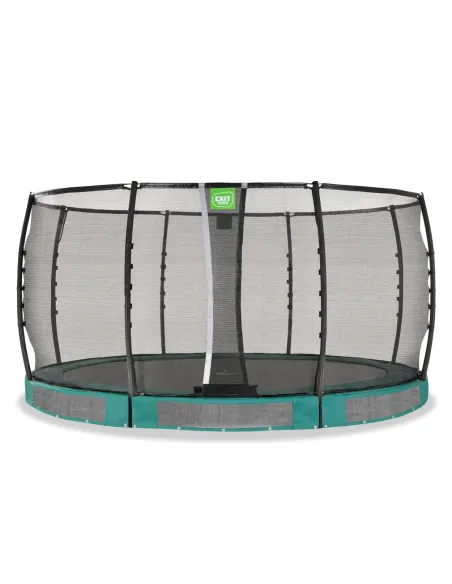 EXIT Trampolino da terra "Allure Premium" ø427cm - Verde